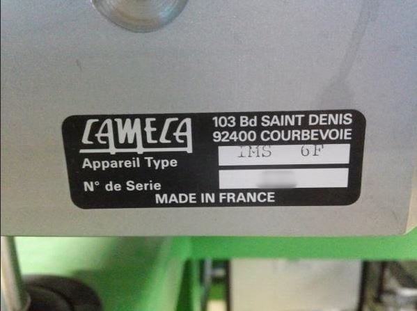 Cameca IMS 6 F SIMS (Secondary Ion Mass Spectrometer)