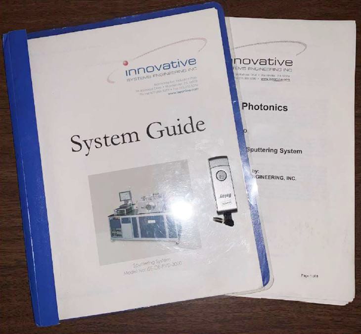 Innovative Systems Engineering ISE PVD 3000 Sputtering System