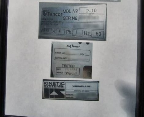 KLA P 10 Profilometer