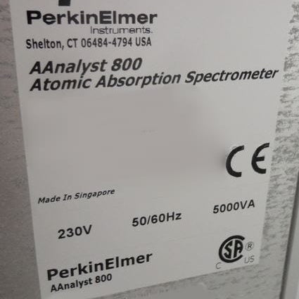 Perkin Elmer AAnalyst 800 Atomic Absorption Spectrometer