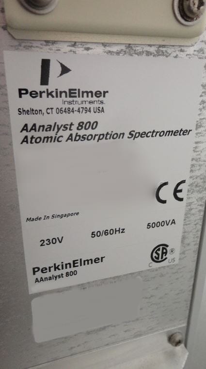 Perkin Elmer AAnalyst 800 Atomic Absorption Spectrometer