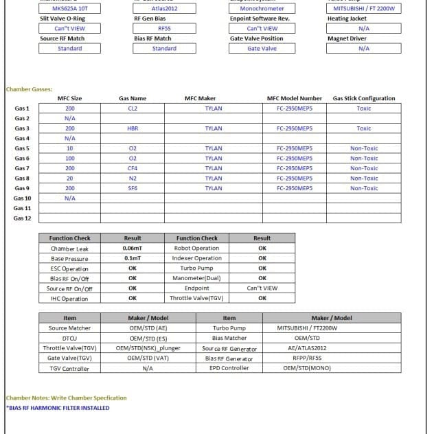 Applied Materials Centura DPS+ Poly Silicon Etcher