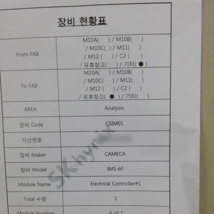 Cameca IMS 6 F SIMS (Secondary Ion Mass Spectrometer)