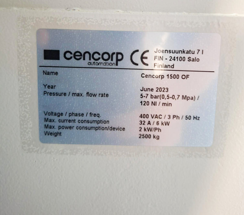 Cencorp 1500 OF