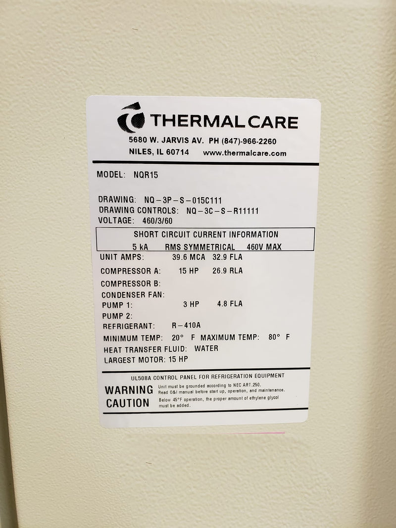 Thermal Care NQR 15 Chiller