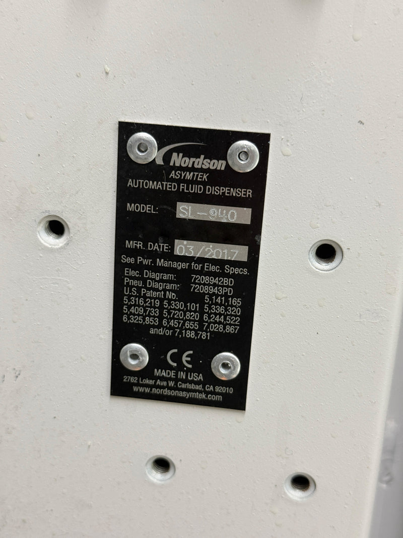 Nordson / Asymtek SL 940 Coater