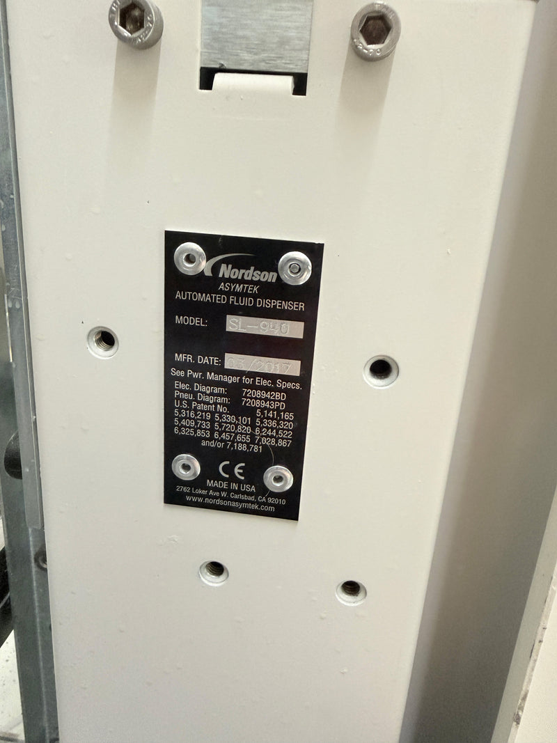Nordson / Asymtek SL 940 Coater