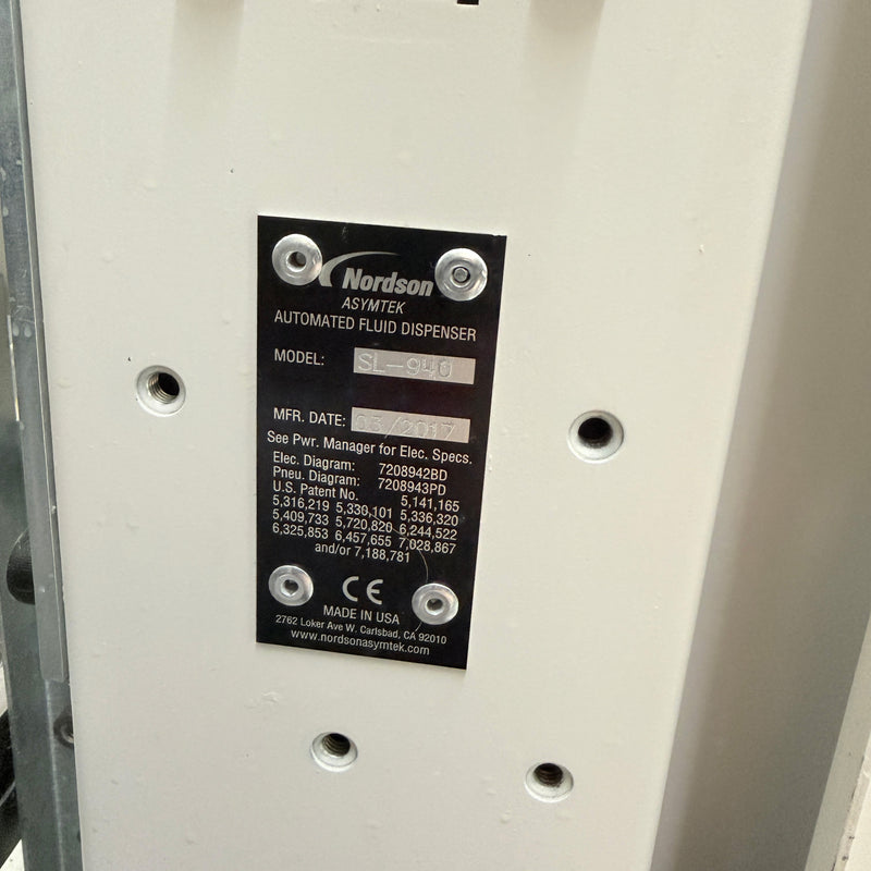 Nordson / Asymtek SL 940 Coater