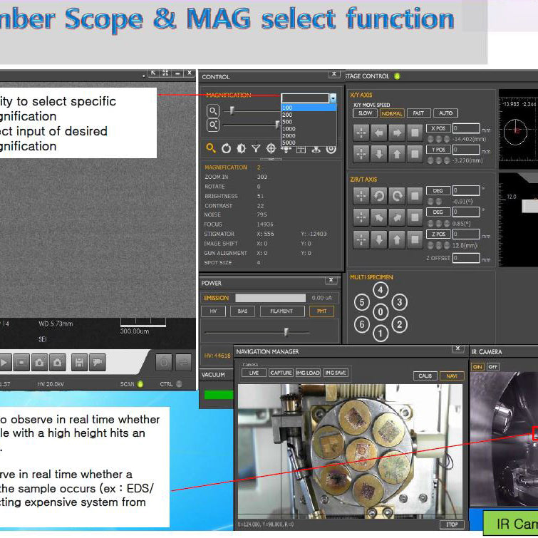 Pemtron PS 230 SEM (Scanning Electron Microscope)