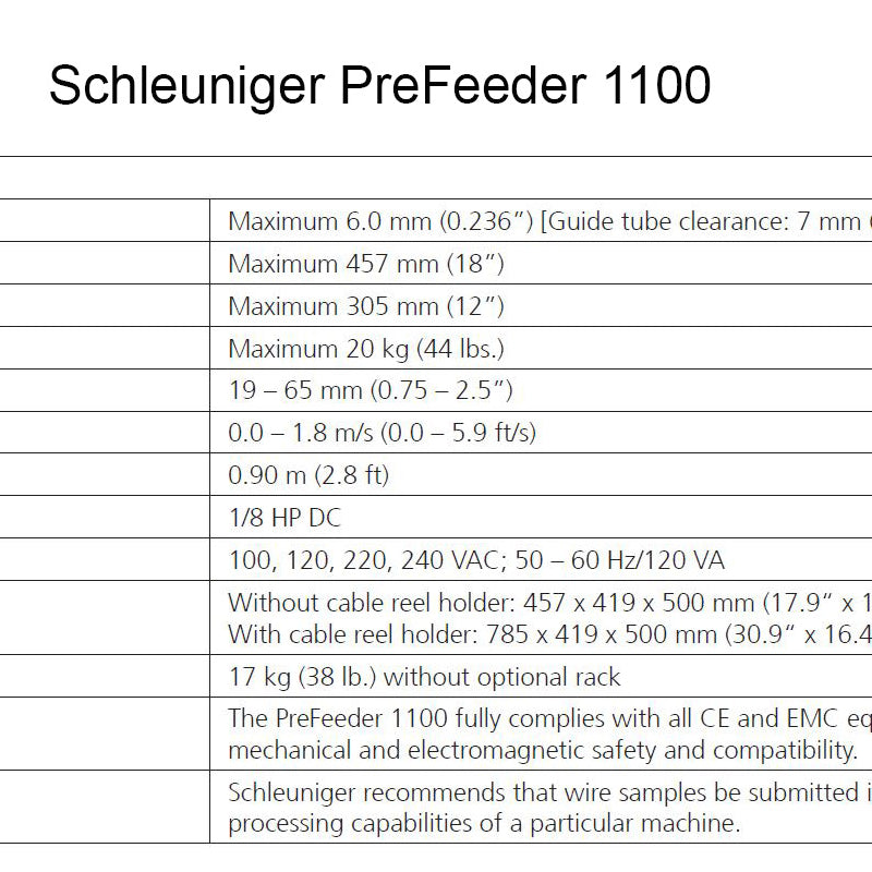 Schleuniger EcoStrip 9300 Automatic Cut and Strip Machine