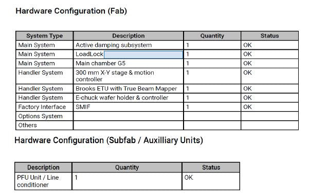 Applied Materials SEMVision G 5 Max Defect Review Vacuum