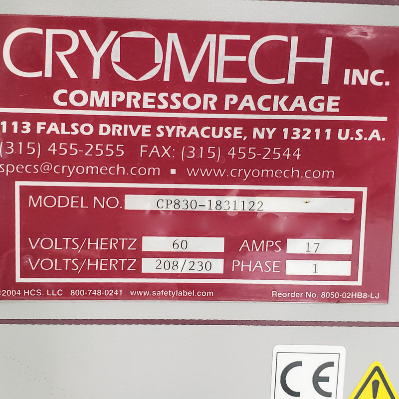 Ebara 4.8 Cryo Compressor