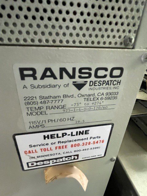 Ransco 925-1-4-D-0-120/60 Chamber