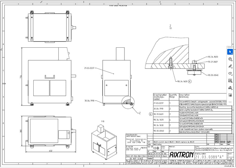 Aixtron G 5 HT MOCVD (Metal Organic Chemical Vapor Deposition)