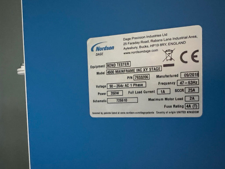 Nordson / Dage 4600 Bond Tester