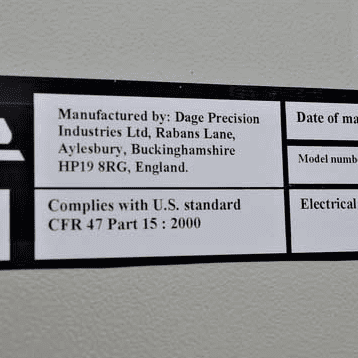 Nordson / Dage XD 7600 001 X-ray Inspection