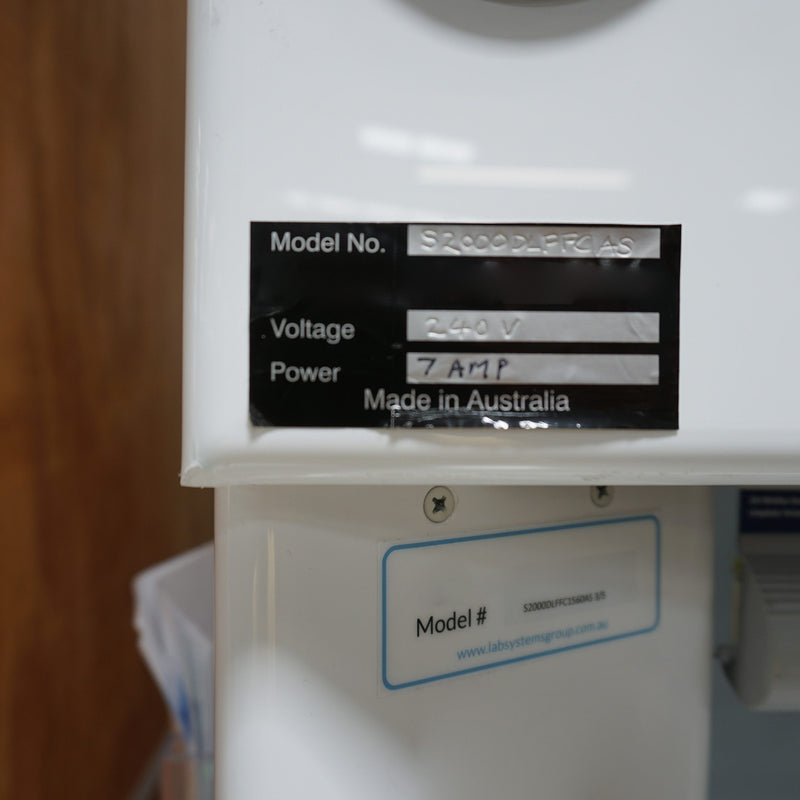 LabSystems S 2000 DLFFC 1560 AS Fume Hood / BioHazard Cupboard
