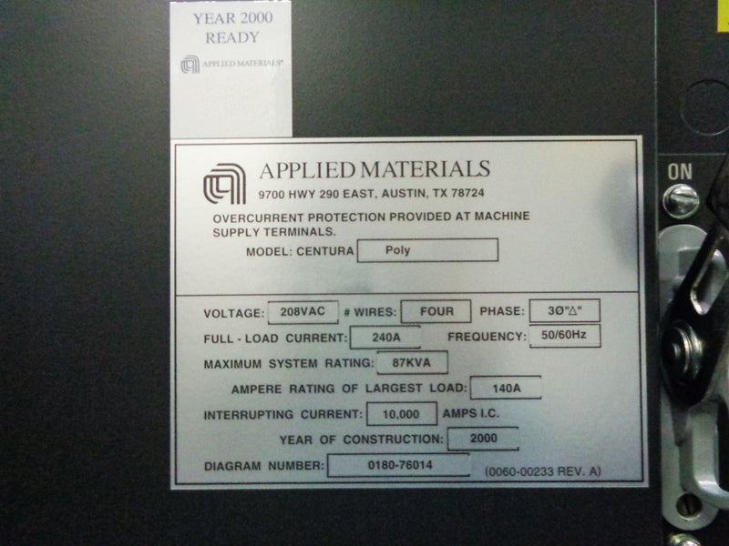 Applied Materials Centura MXP Etcher