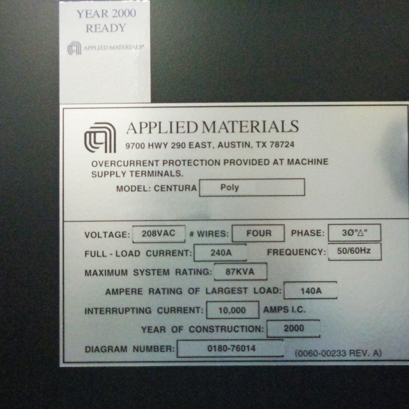 Applied Materials Centura MXP Etcher