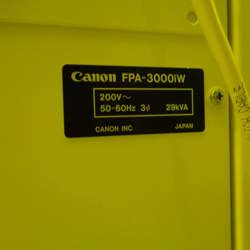 Canon FPA 3000 iW Stepper