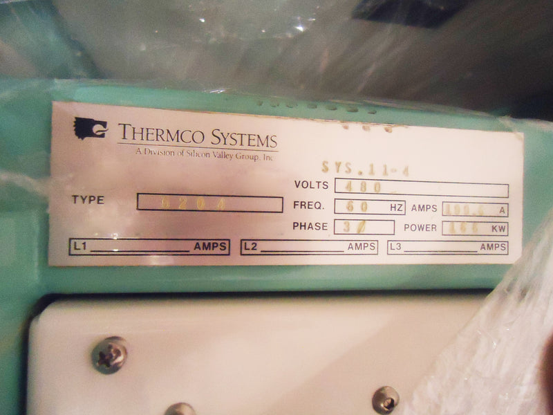 Thermco 6204 Horizontal Diffusion Furnace