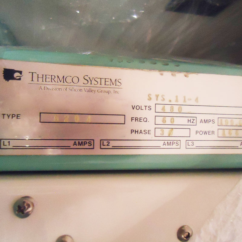 Thermco 6204 Horizontal Diffusion Furnace
