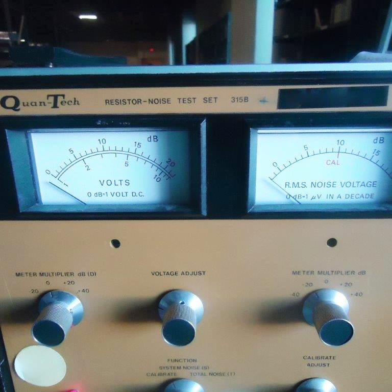 Quan Tech 315 B Resistor Noise Test