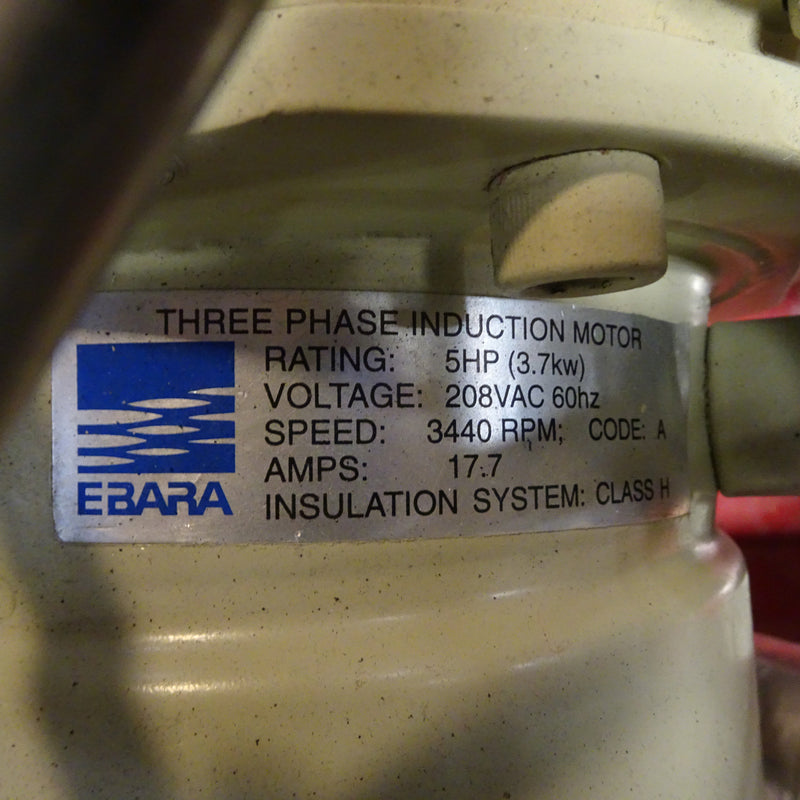 Ebara 65 x 40 Vacuum Pump