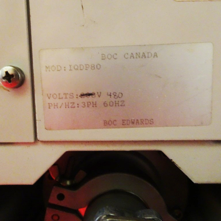 Edwards IQDP 80 Dry Vacuum Pump