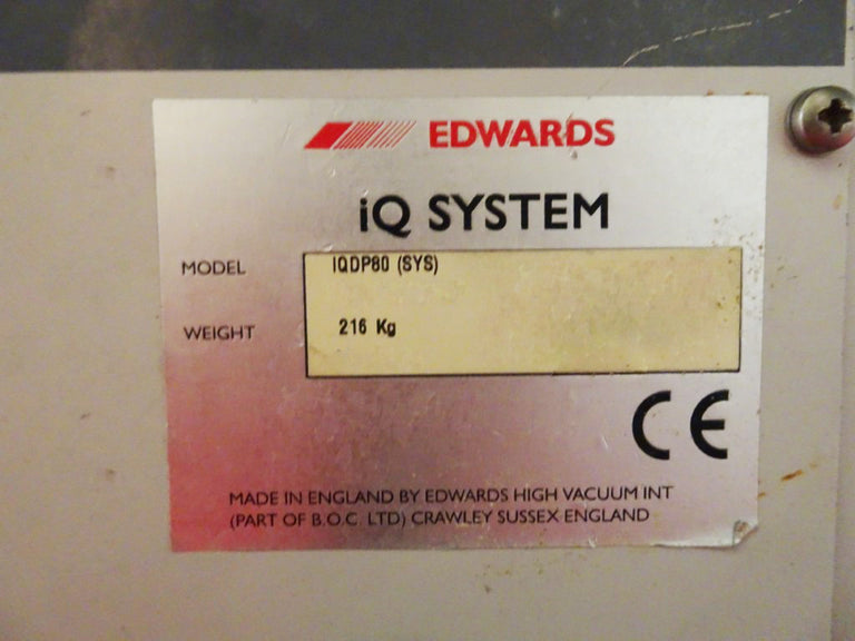 Edwards IQDP 80 Dry Vacuum Pump