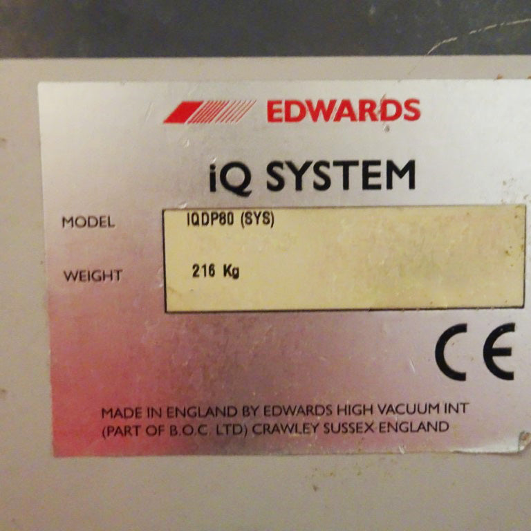 Edwards IQDP 80 Dry Vacuum Pump