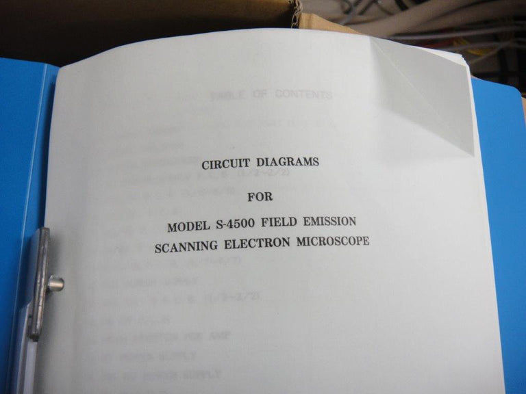 Hitachi S 4500 FE-SEM (Field Emission Scanning Electron Microscope)