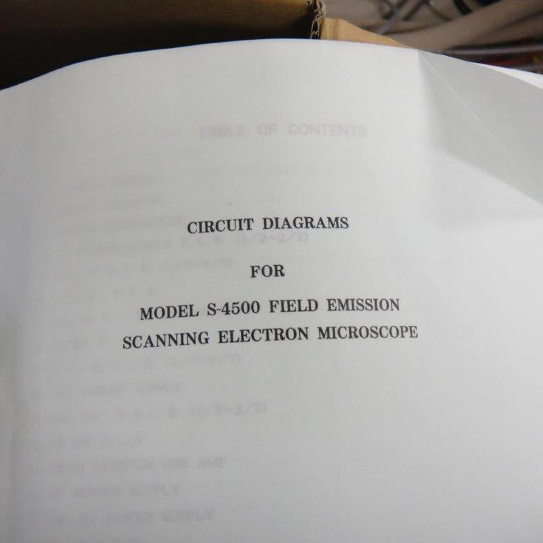 Hitachi S 4500 FE-SEM (Field Emission Scanning Electron Microscope)