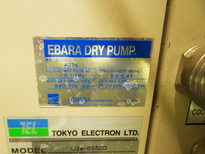 Ebara A 07 V Vacuum Pump