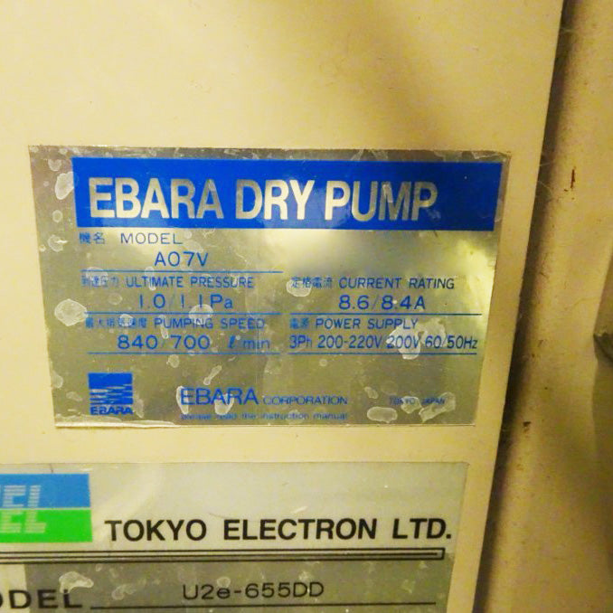Ebara A 07 V Vacuum Pump