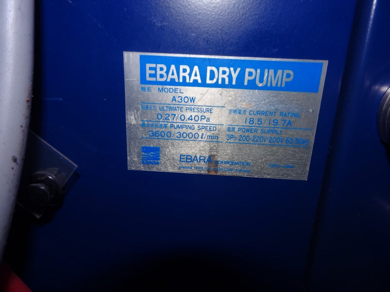Ebara A 30 W Vacuum Pump