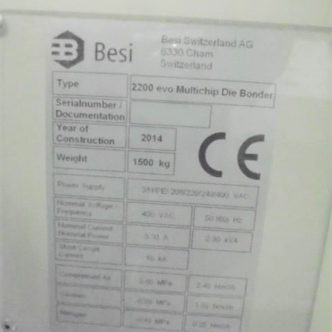 Besi / Datacon 2200 EVO Multi-Chip Die Bonder