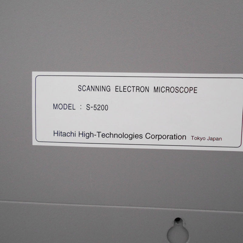 Hitachi S 5200 FE-SEM (Field Emission Scanning Electron Microscope)