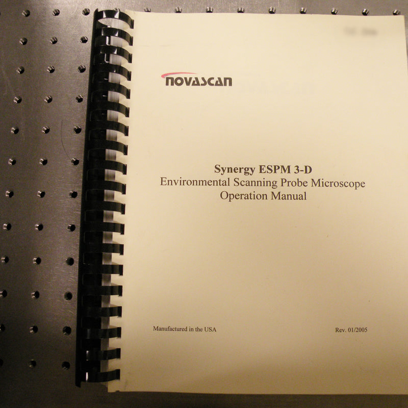 Novascan Synergy ESPM 3-D AFM (Atomic Force Microscope)