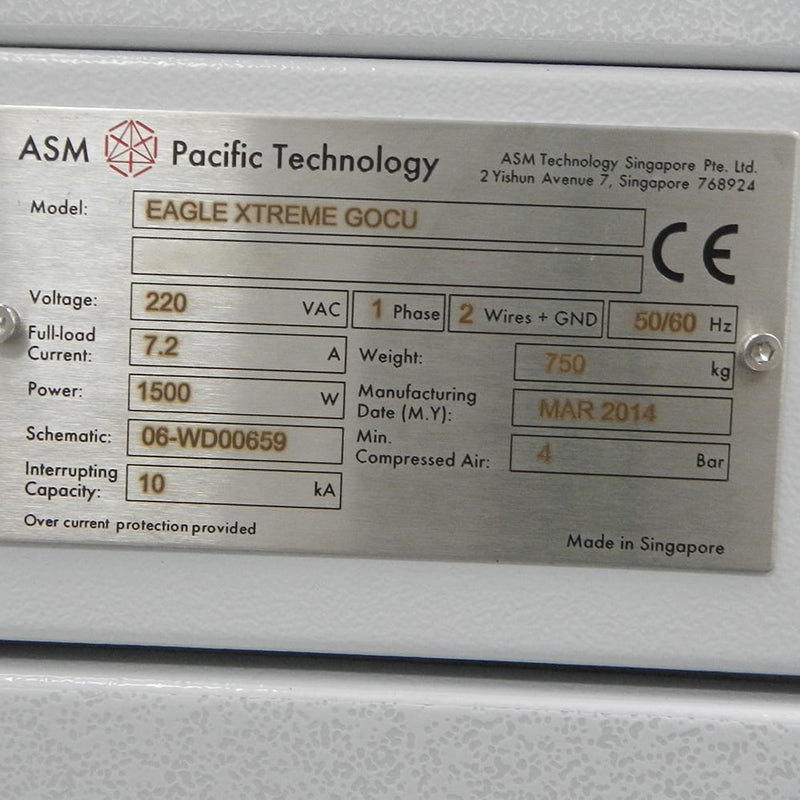 ASM Eagle Xtreme GoCu Wire Bonder