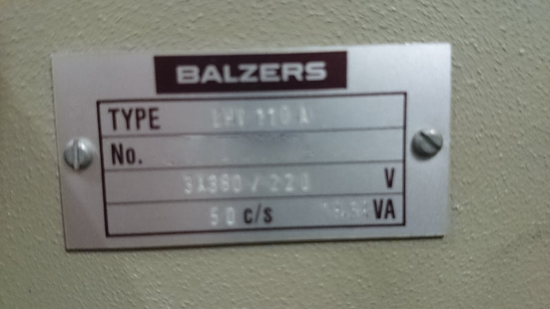 Oerlikon Balzers BAK 760