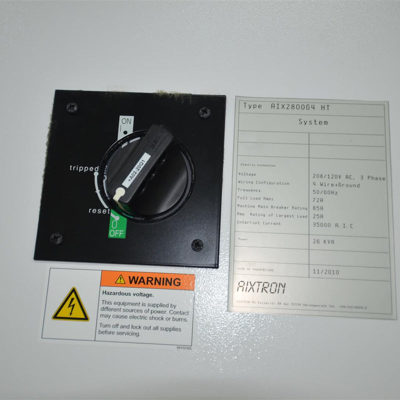 Aixtron AIX 2800 G 4 HT MOCVD (Metal Organic Chemical Vapor Deposition)