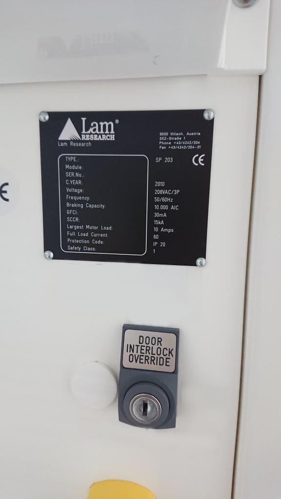 Lam / SEZ 203 Spin Processor / Etcher