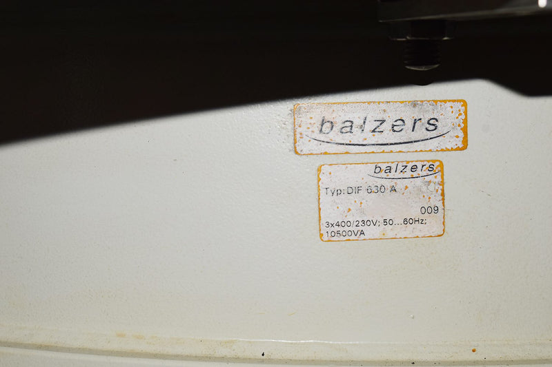 Oerlikon Balzers BAV 1250 Evaporator