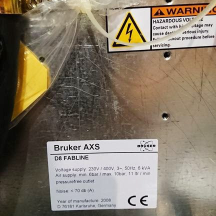 Bruker D 8 Fabline XRD (X-ray Diffractometer)