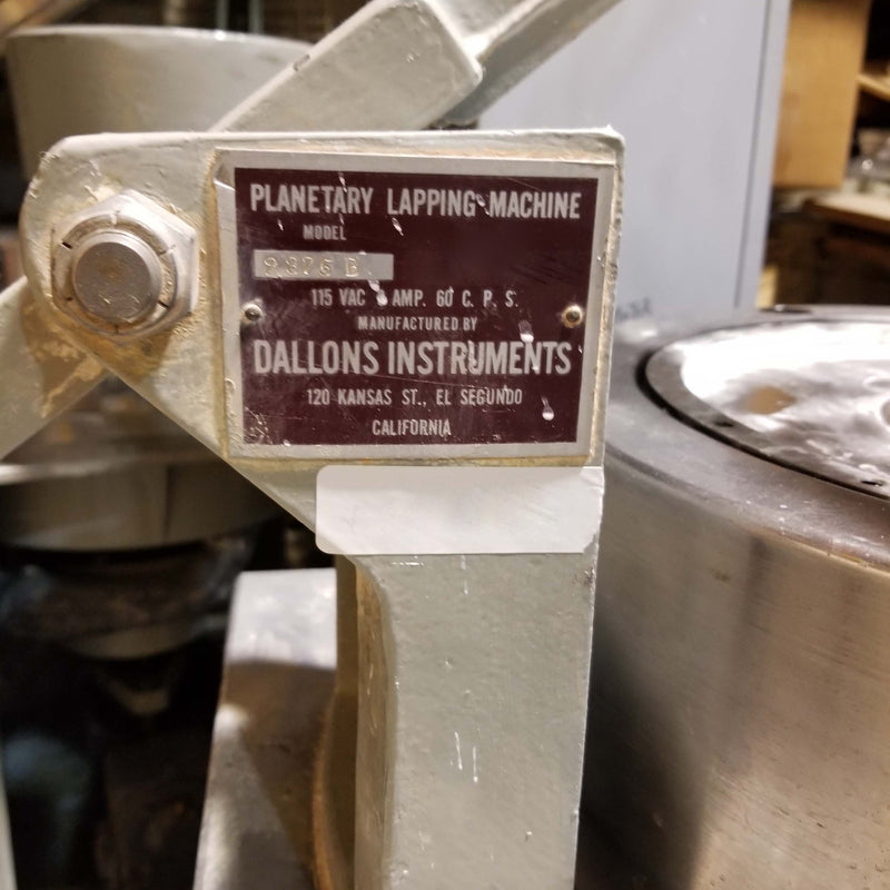 Dallons 8875 B Double Sided Lapper / Polisher