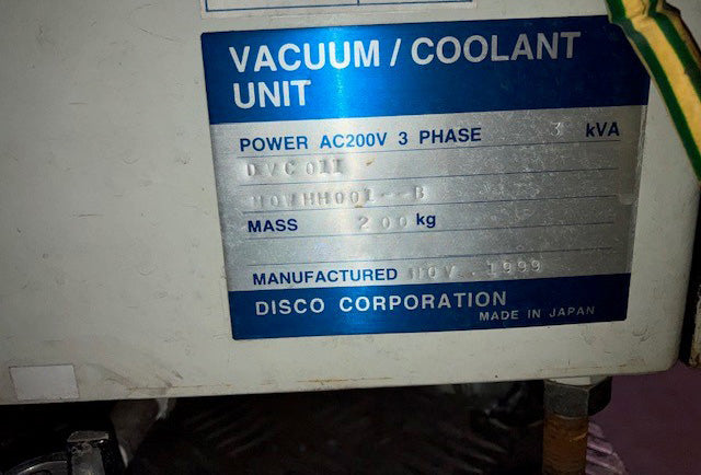 Disco DFG 850 Back Grinder
