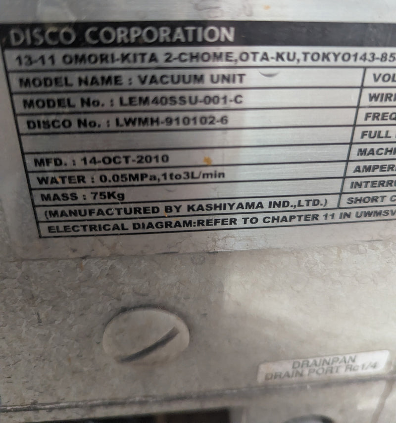 Disco DFG 8560 Grinder