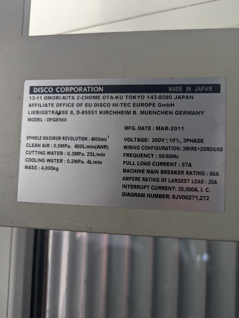 Disco DFG 8560 Grinder