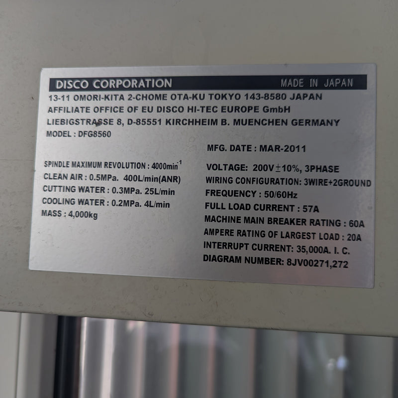 Disco DFG 8560 Grinder